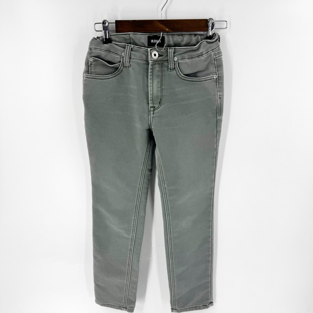 Hudson Womens Skinny Jeans Grey Stretch‎ Denim Five Pocket Pants Size 24